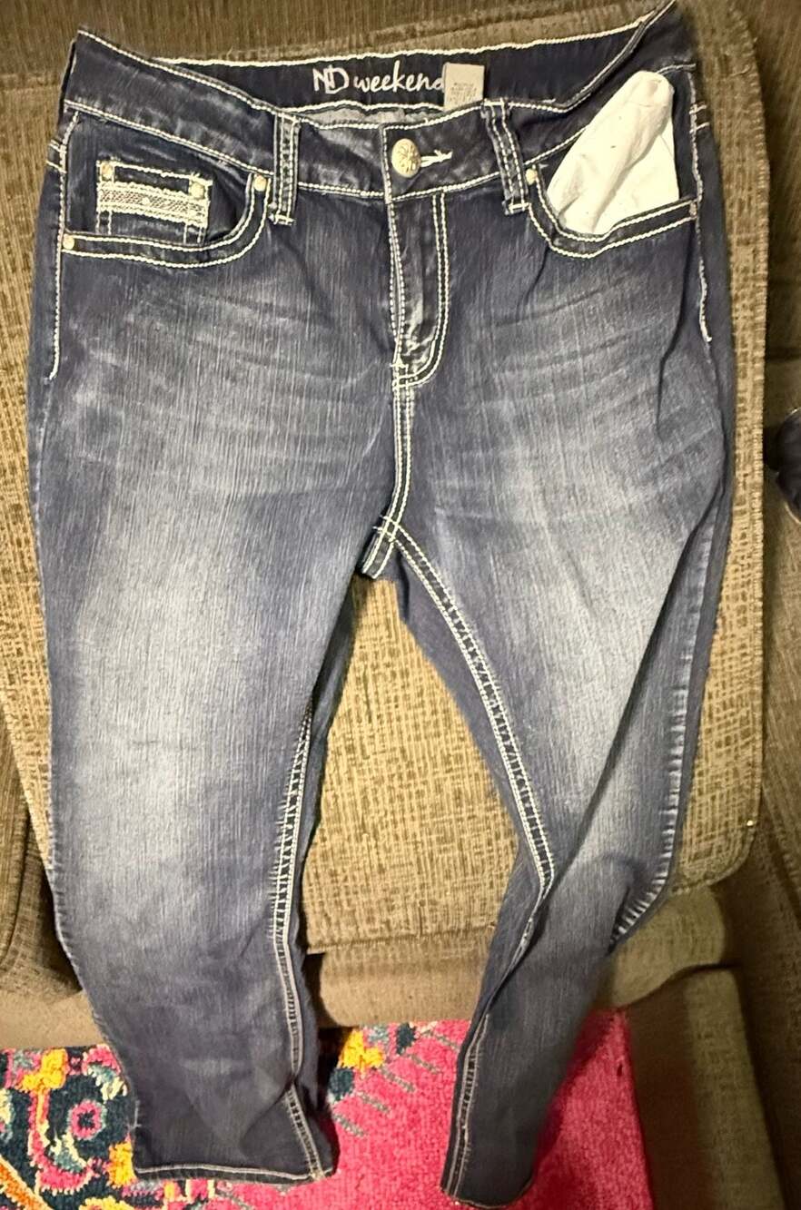 ND Weekend Women's Dark Wash Stretch Denim Jeans Size 12